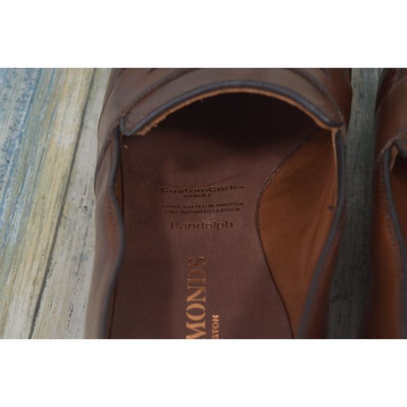Allen Edmonds Randolph Men's Size 10 E Brown Leather Penny Loafers Bench Welt - Picture 11 of 12